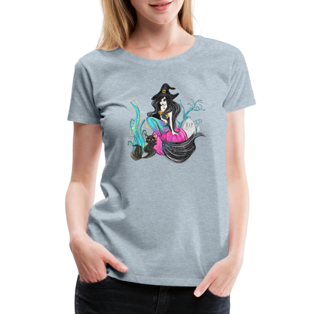 Salty Witch Women’s Premium T-Shirt - heather ice blue