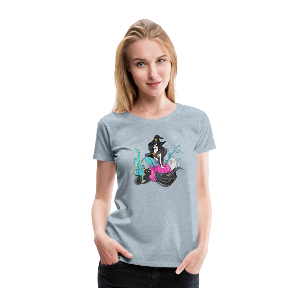 Salty Witch Women’s Premium T-Shirt - heather ice blue