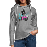 Mermaid Witch Unisex Lightweight Terry Hoodie - heather gray