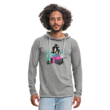 Mermaid Witch Unisex Lightweight Terry Hoodie - heather gray