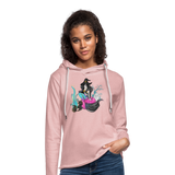 Mermaid Witch Unisex Lightweight Terry Hoodie - cream heather pink