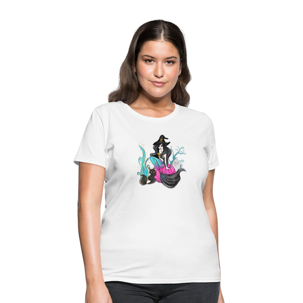 Mermaid Witch Women's T-Shirt - white