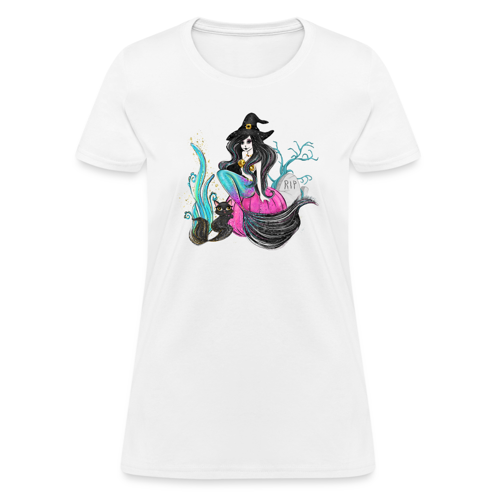 Mermaid Witch Women's T-Shirt - white