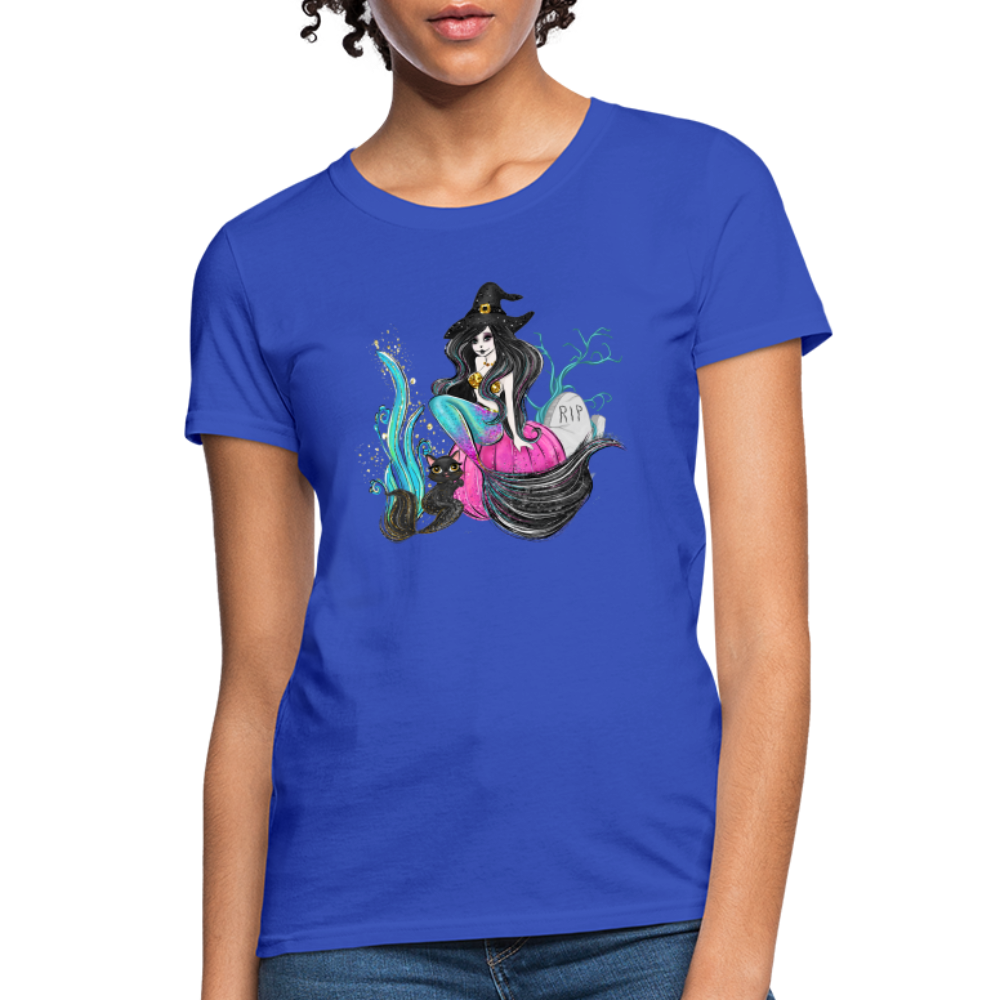 Mermaid Witch Women's T-Shirt - royal blue