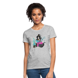 Mermaid Witch Women's T-Shirt - heather gray