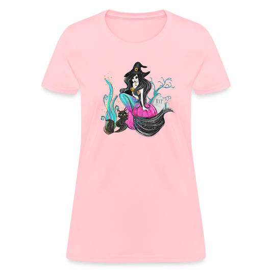 Mermaid Witch Women's T-Shirt - pink