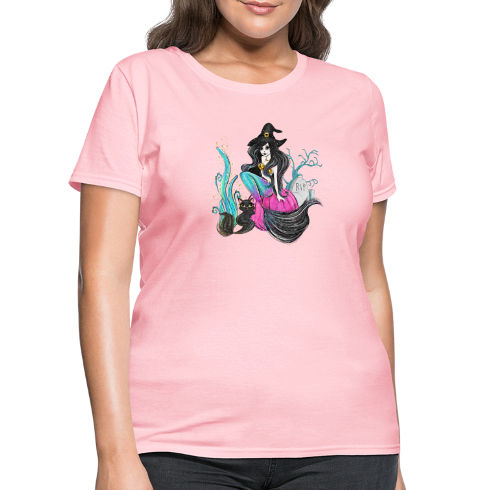 Mermaid Witch Women's T-Shirt - pink