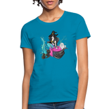 Mermaid Witch Women's T-Shirt - turquoise