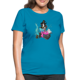 Mermaid Witch Women's T-Shirt - turquoise
