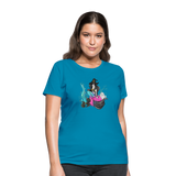 Mermaid Witch Women's T-Shirt - turquoise