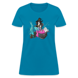 Mermaid Witch Women's T-Shirt - turquoise