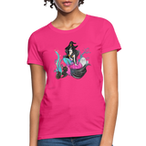 Mermaid Witch Women's T-Shirt - fuchsia