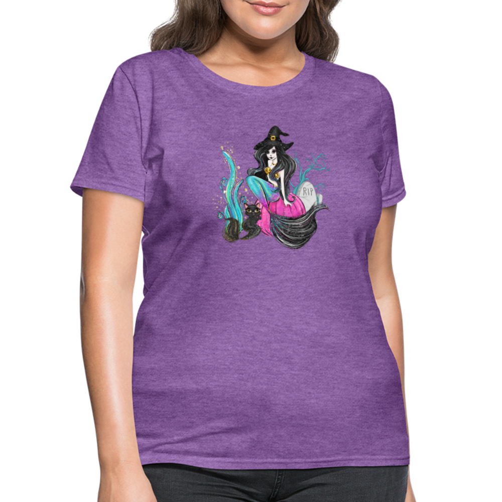 Mermaid Witch Women's T-Shirt - purple heather