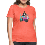 Mermaid Witch Women's T-Shirt - heather coral
