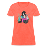 Mermaid Witch Women's T-Shirt - heather coral