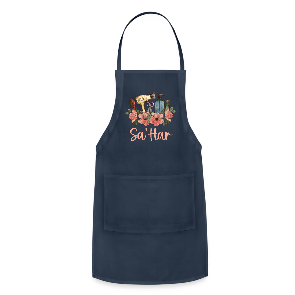 Sa'Har Hair Stylist Adjustable Apron - navy