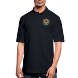 Best Doodle Dad Ever Men's Pique Polo Shirt - midnight navy