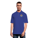Best Doodle Dad Ever Men's Pique Polo Shirt - royal blue