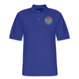 Best Doodle Dad Ever Men's Pique Polo Shirt - royal blue