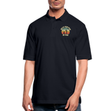 Best Pop Pop By Par Men's Pique Polo Shirt - midnight navy