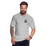 Official Cookie Taster Men's Pique Polo Shirt - heather gray