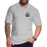 Official Cookie Taster Men's Pique Polo Shirt - heather gray