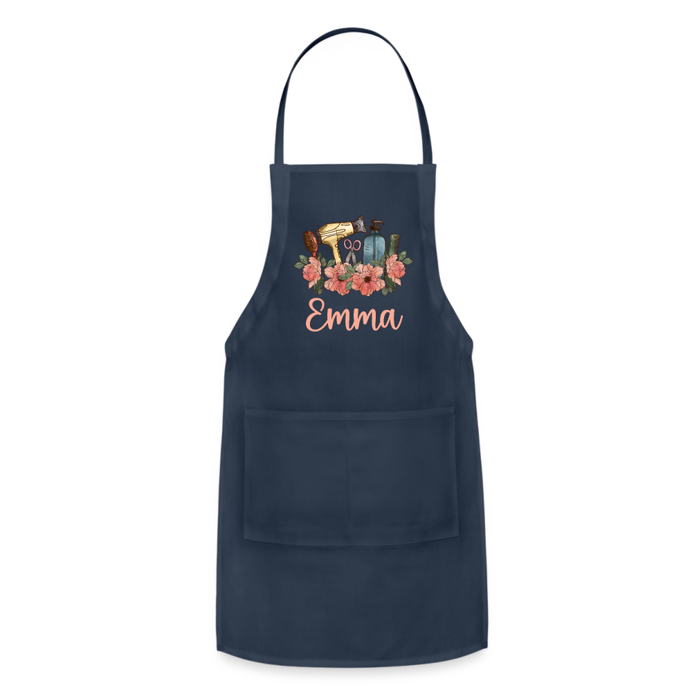 Emma Hair Stylist Adjustable Apron - navy