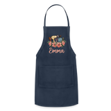 Emma Hair Stylist Adjustable Apron - navy