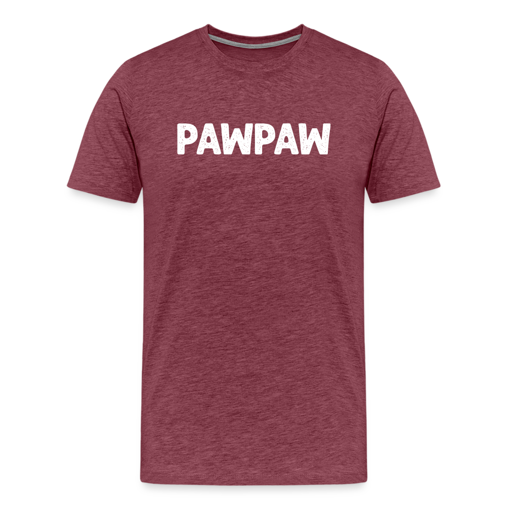 Pawpaw Men's Premium T-Shirt - heather burgundy