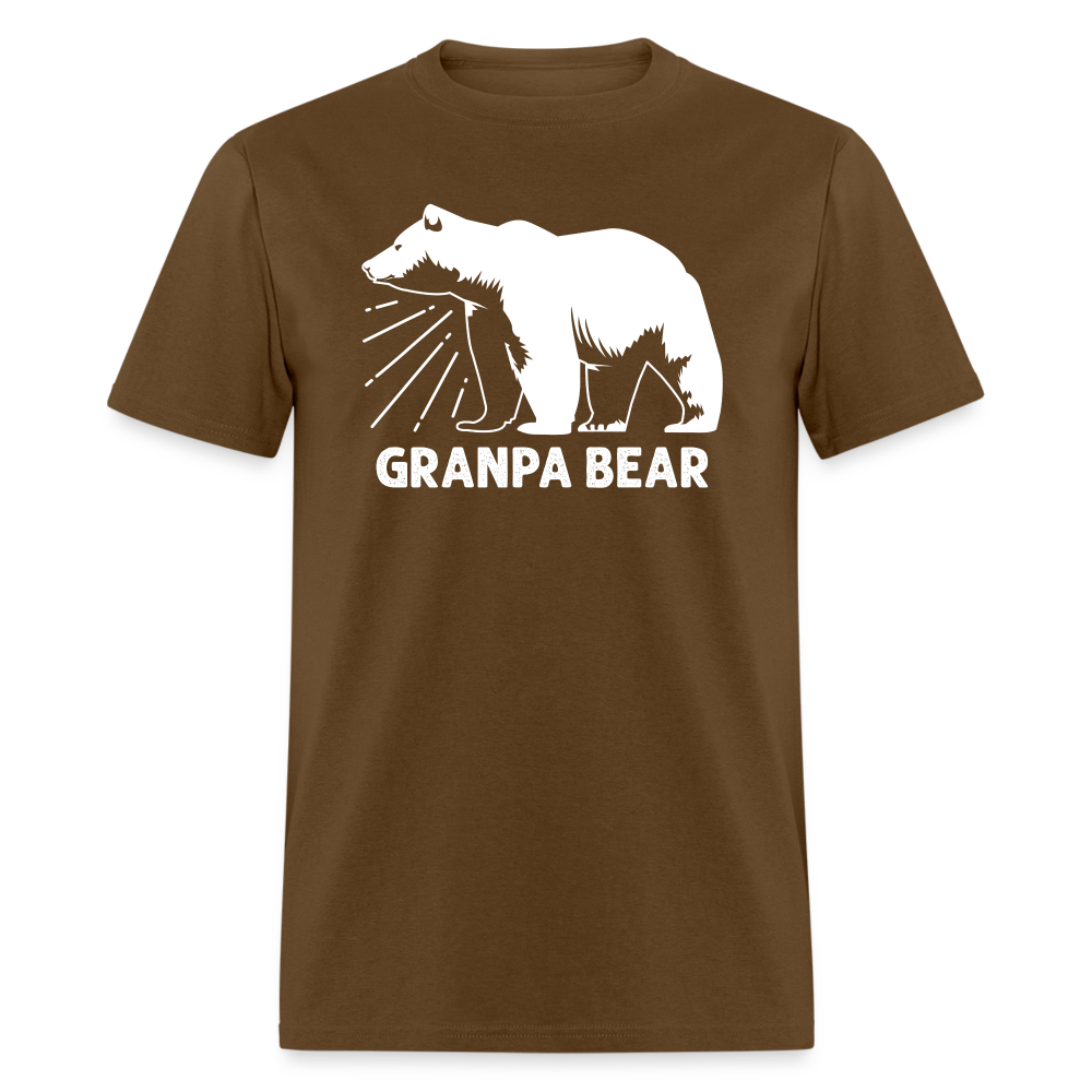 Grandpa Bear Unisex Classic T-Shirt - brown