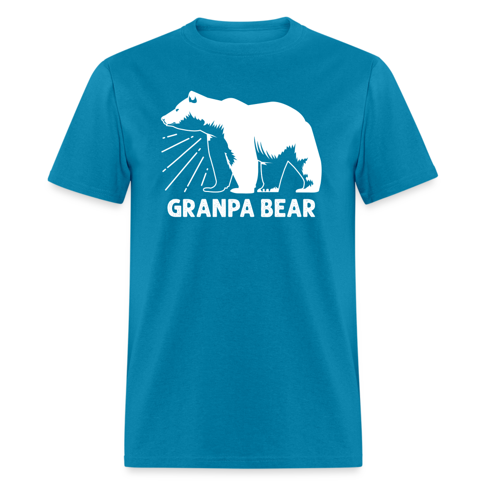 Grandpa Bear Unisex Classic T-Shirt - turquoise