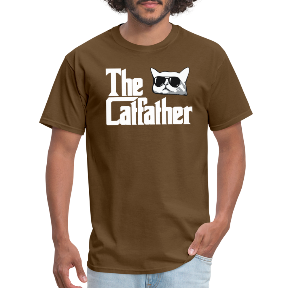 The Catfather Unisex Classic T-Shirt - brown