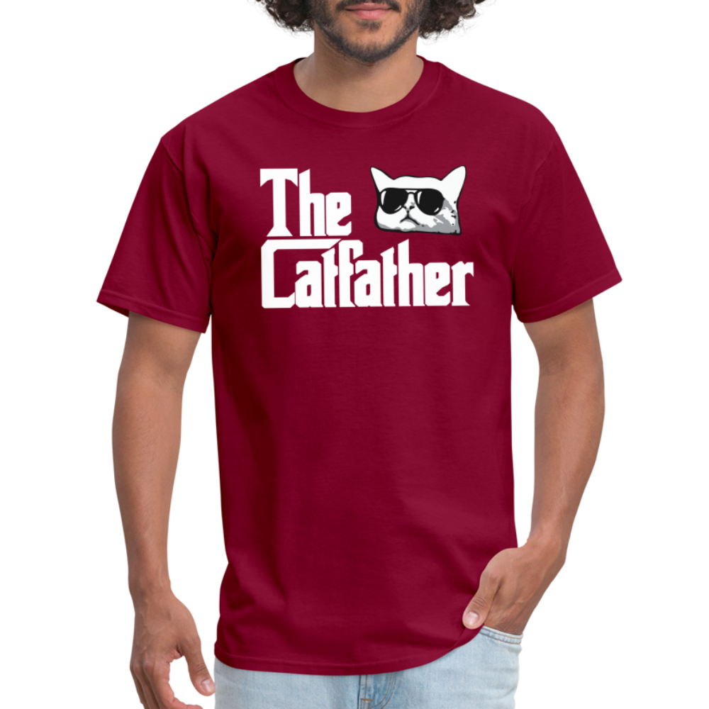 The Catfather Unisex Classic T-Shirt - burgundy