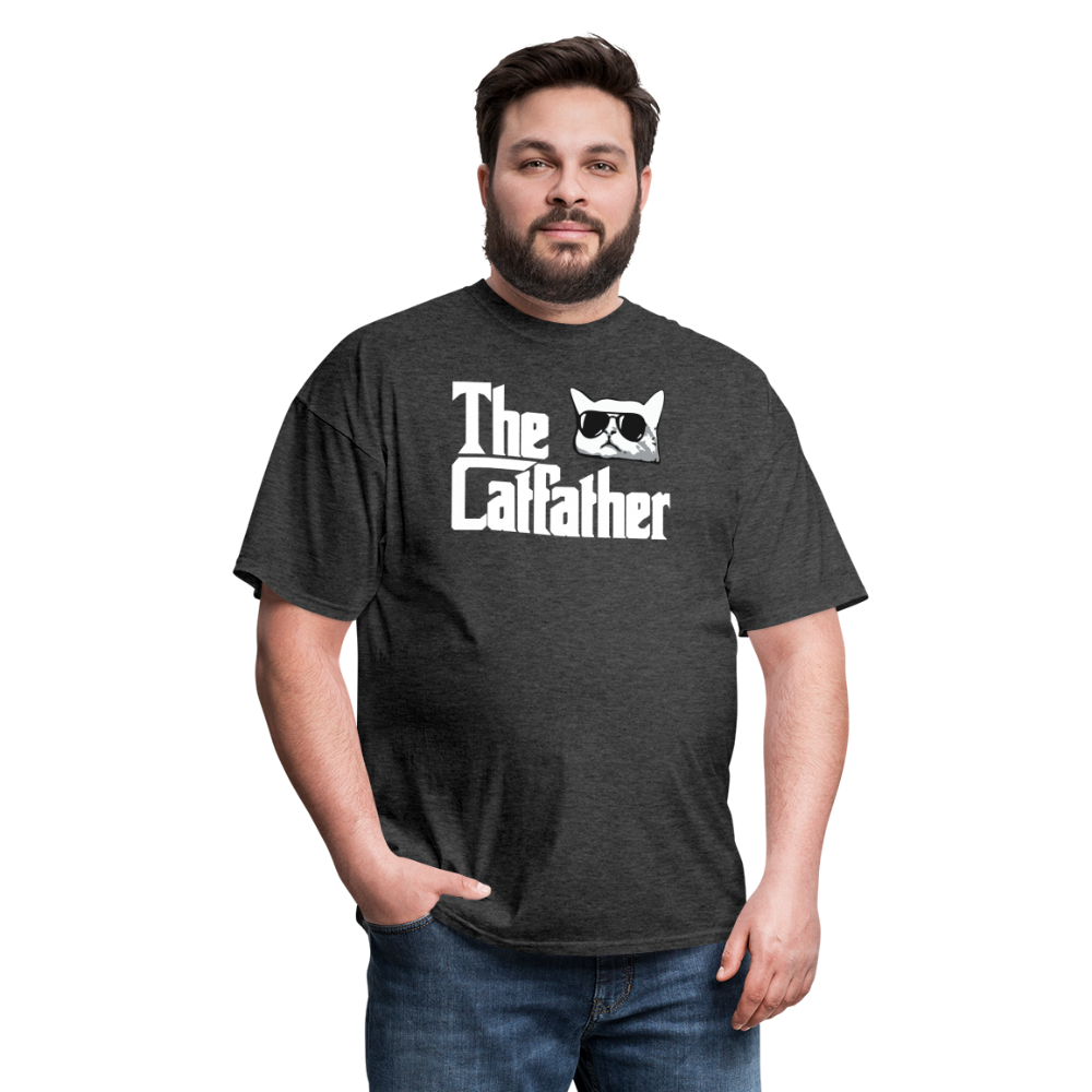 The Catfather Unisex Classic T-Shirt - heather black