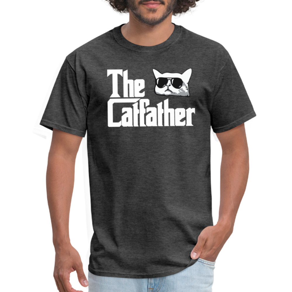 The Catfather Unisex Classic T-Shirt - heather black