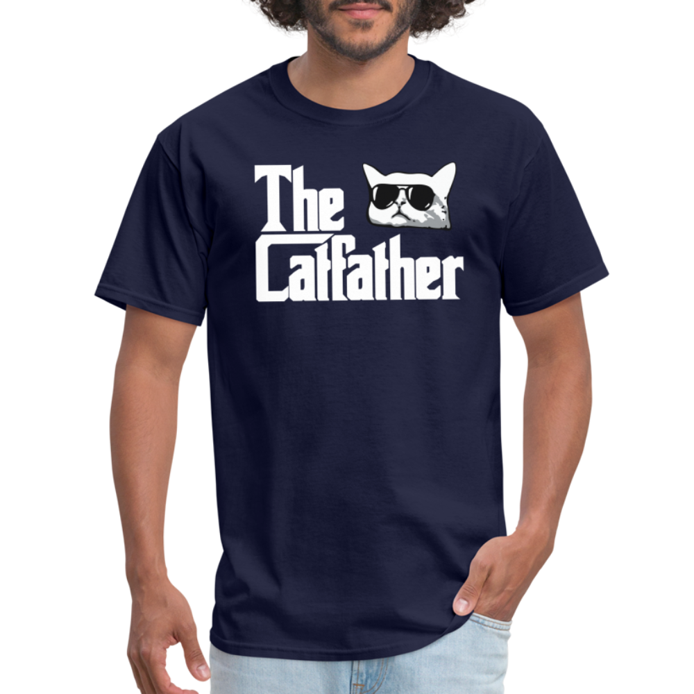 The Catfather Unisex Classic T-Shirt - navy