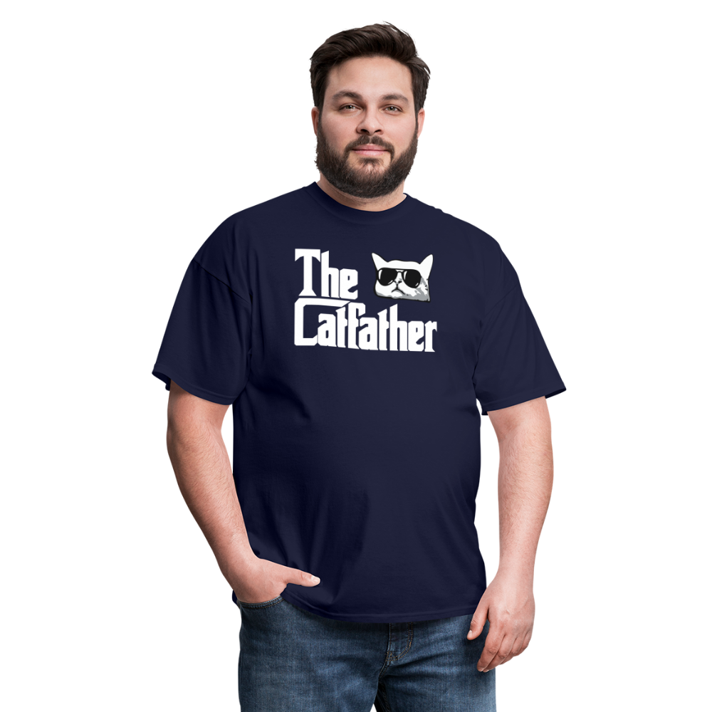 The Catfather Unisex Classic T-Shirt - navy
