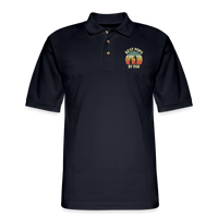 Best Pops By Par Men's Pique Polo Shirt - midnight navy