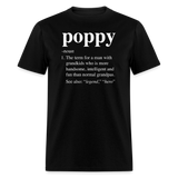 Poppy Definition Unisex Classic T-Shirt - black