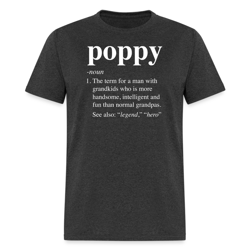 Poppy Definition Unisex Classic T-Shirt - heather black