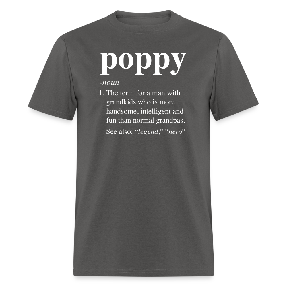 Poppy Definition Unisex Classic T-Shirt - charcoal