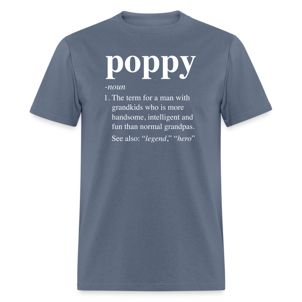 Poppy Definition Unisex Classic T-Shirt - denim