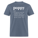 Poppy Definition Unisex Classic T-Shirt - denim