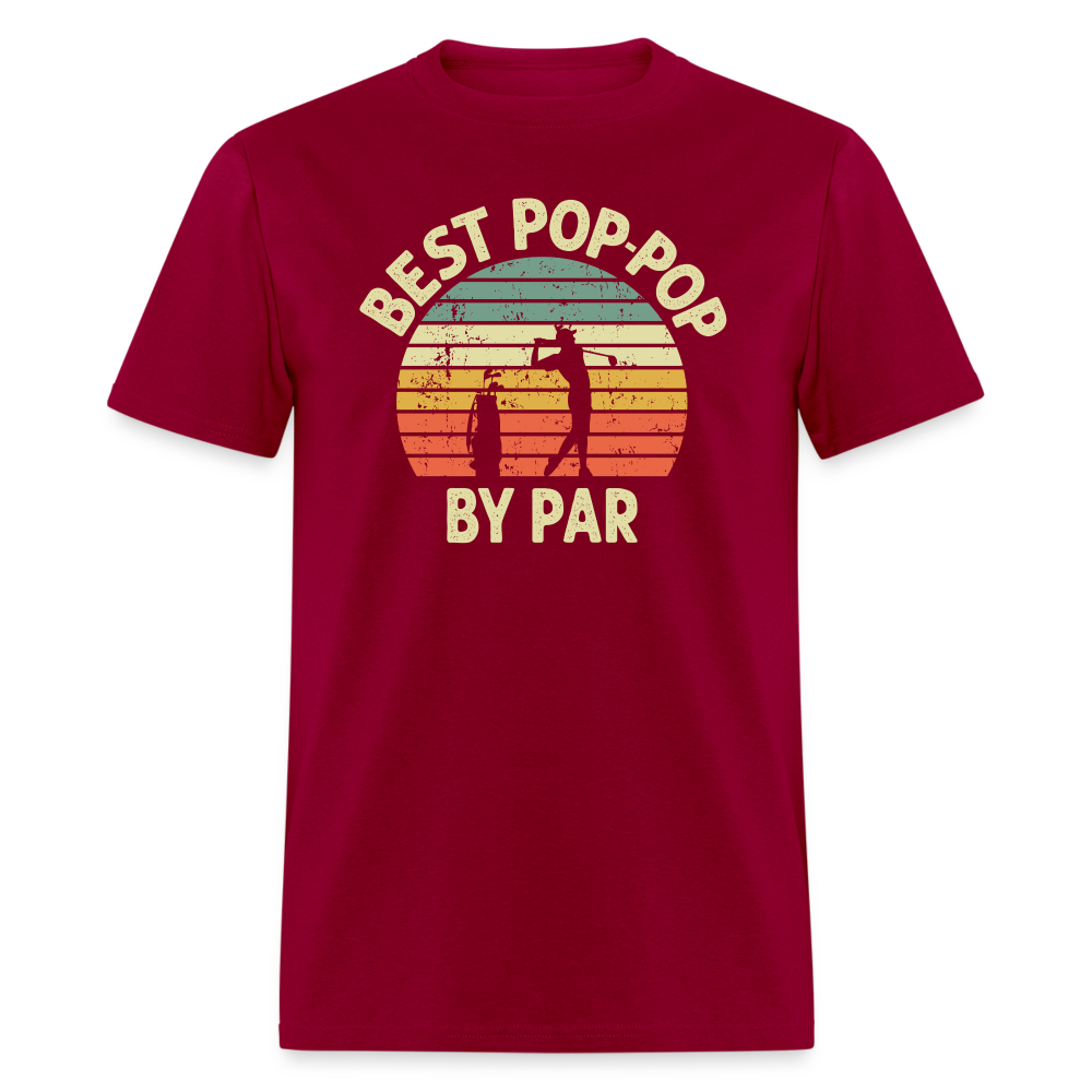 Best Pop-Pop By Par Unisex Classic T-Shirt - dark red