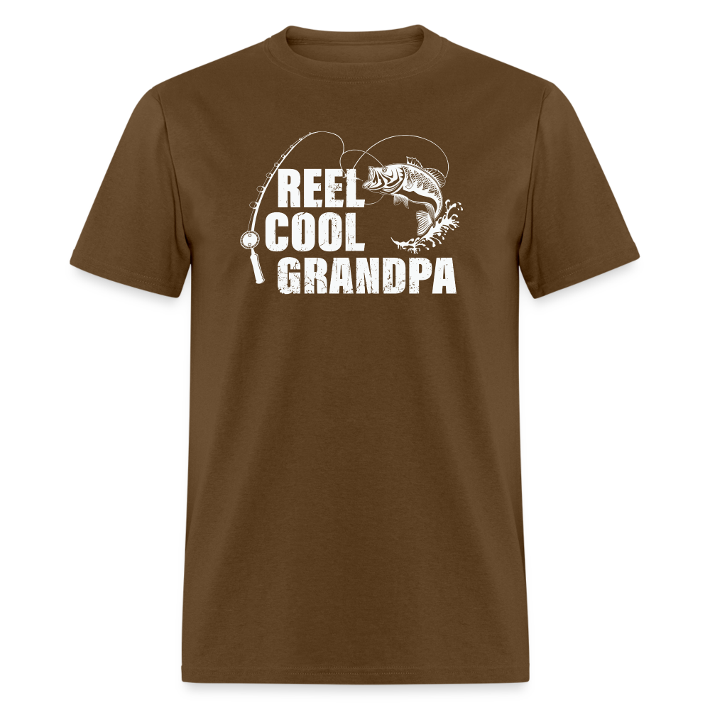 Reel Cool Grandpa Unisex Classic T-Shirt - brown