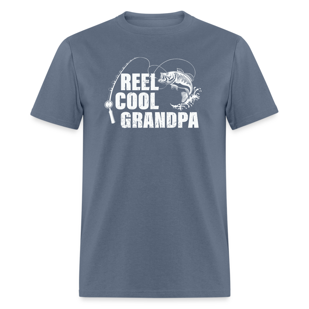 Reel Cool Grandpa Unisex Classic T-Shirt - denim