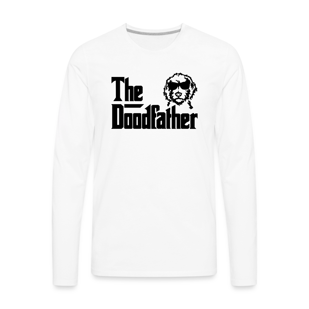 The Doodfather Men's Premium Long Sleeve T-Shirt - white