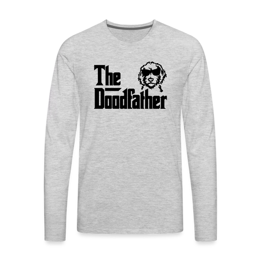 The Doodfather Men's Premium Long Sleeve T-Shirt - heather gray