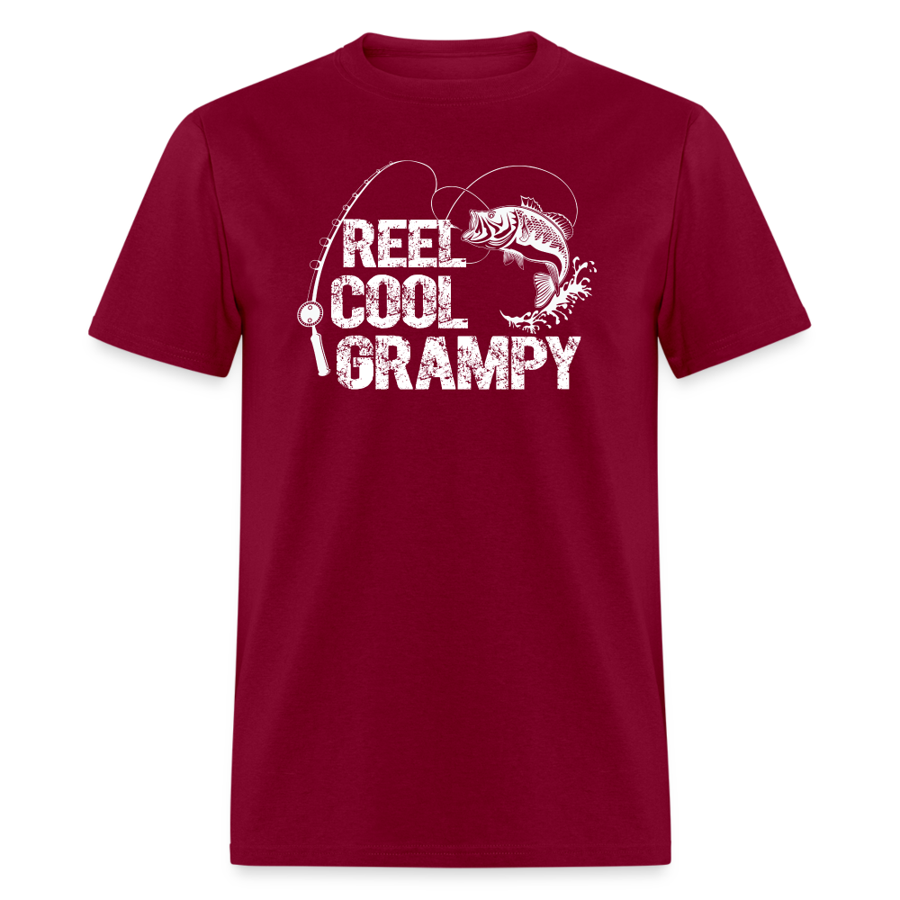 Reel Cool Grampy Unisex Classic T-Shirt - burgundy