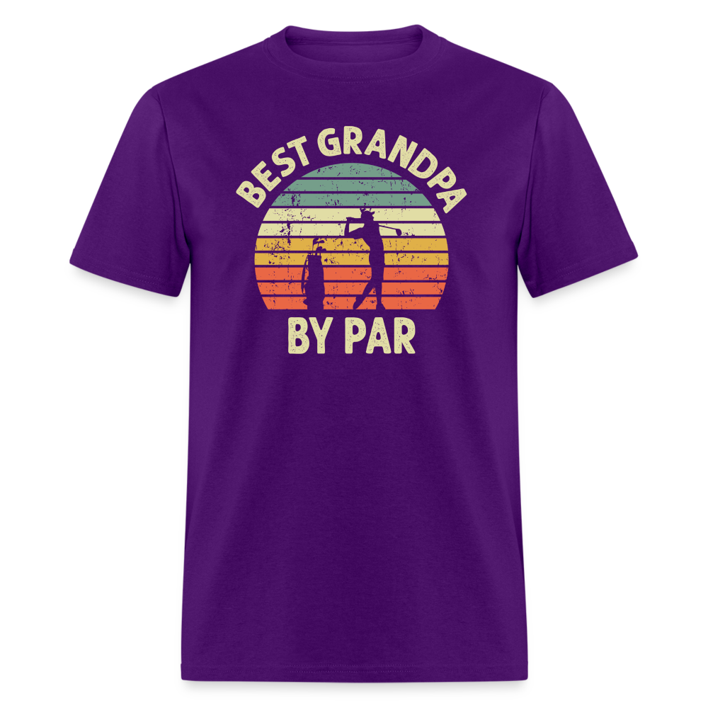 Best Grandpa By Par Unisex Classic T-Shirt - purple